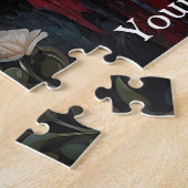 Gotisch rood vlindermeisje legpuzzel (Zijkant)