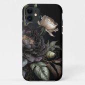 Gotisch Roos arrangement zwarte bloem Case-Mate iPhone Case (Achterkant)