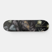 Gotisch Roos arrangement zwarte bloem Persoonlijk Skateboard (Horizontaal)