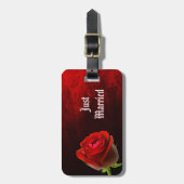 Gotisch Roos Bagagelabel (Voorkant verticaal)