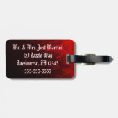 Gotisch Roos Bagagelabel (Achterkant horizontaal)