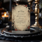 Gotisch Roos Cobweb Halloween feest Kaart