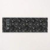 Gotisch Roos en botpatroon Yogamat (Voorkant (horizontaal))