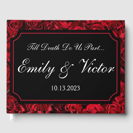  gotisch Roos gastboek Gastenboek (Voorkant)