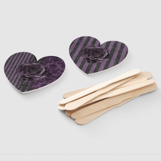 Gotisch roos Halloween Vrouwen Handwaaier (Niet-gemonteerd)