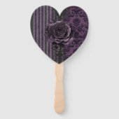 Gotisch roos Halloween Vrouwen Handwaaier (Voorkant)