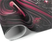 gotisch Roos inpakpapier (Rol Hoek)