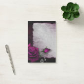 Gotisch Roos, kaars, perkament en sloten Post-it® Notes (Kantoor)
