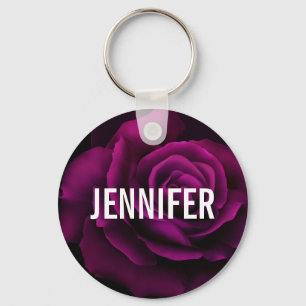 Gotisch Roos, kaars, perkament en sloten Sleutelhanger