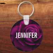 Gotisch Roos, kaars, perkament en sloten Sleutelhanger (Voorkant)