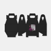 Gotisch Roos, kaarsen, perkamenten en andere aardb Bedankdoosjes (Uitgevouwen)