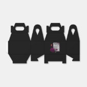 Gotisch Roos, kaarsen, perkamenten en bruiloft Bedankdoosjes (Uitgevouwen)