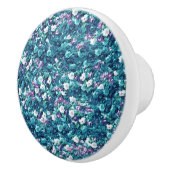  gotisch Roos lavender Faded Jade Keramische Knop (Rechts)