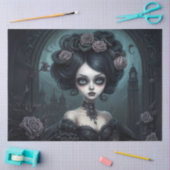 Gotisch Roos Maiden | Dark Halloween Vampire Doll Tissuepapier (Craft)
