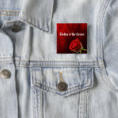 Gotisch Roos moeder van de Groom Button (In situ)