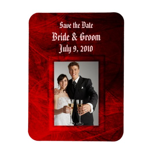 Gotisch Roos Opslaan Datum Premium Magnet Magneet (Verticaal)