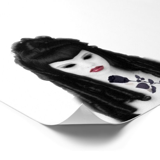 Gotisch Roos Poster (Hoek)