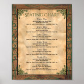 Gotisch Roos Rood en zwart Poster (Voorkant)