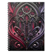 Gotisch Roos Spiral Notitieboek (Voorkant)