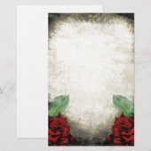  Gotisch Roos Stationery Briefpapier (Voorkant / Achterkant)