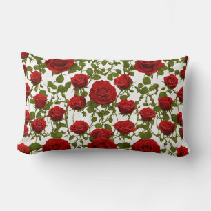 Gotisch Roos Vine Long Pillow – Naadloze El Kussen