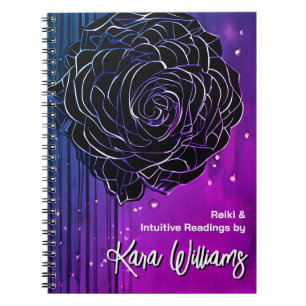Gotisch Roos Zwart & Paarse Bright Tarot Notitieboek