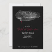 Gotisch Roos Zwart Rood Hart Bloeddruppel Kaart (Voorkant)