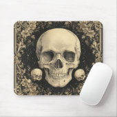 Gotisch Schedelontwerp Muismat (Met muis)