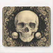 Gotisch Schedelontwerp Muismat (Voorkant)
