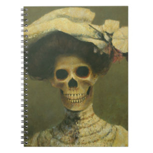 Gotisch Skelet Dame Notebook Notitieboek