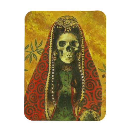 Gotisch Skelet Flexibele Magneet (Verticaal)