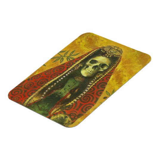 Gotisch Skelet Flexibele Magneet (Linkerzijde)