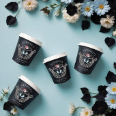 Gotisch Skelet Handen Hart Baby Jongen Douche Papieren Bekers