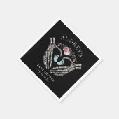 Gotisch Skelet Handen Hart Baby Jongen Douche Servet (Hoek)