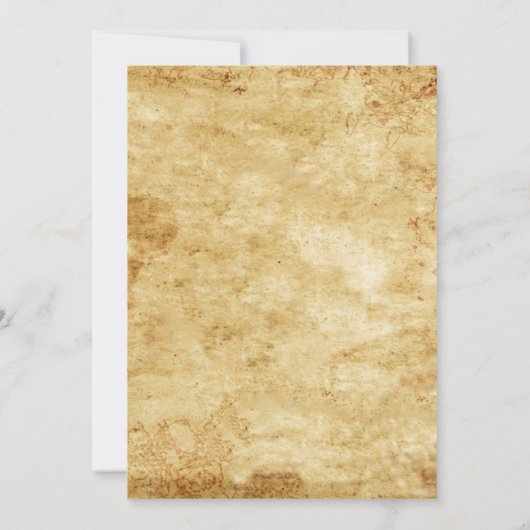 Gotisch Skelet Key bruiloft Kaart (Achterkant)