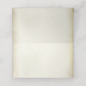 Gotisch Skelet Paar Roze Bloemen Naam Plaatskaartje (Binnenkant ongevouwen)