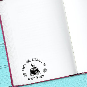 Gotisch skelet Rozen uit de Bibliotheek van het Bo Zelfinktende Stempel