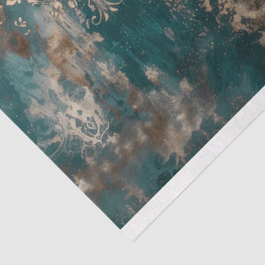 gotisch skelet schedel decoupage tissuepapier (Detail)