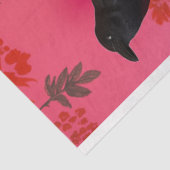 Gotisch skelet schedel decoupage tissuepapier (Detail)