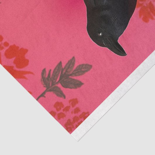 Gotisch skelet schedel decoupage tissuepapier (Detail)