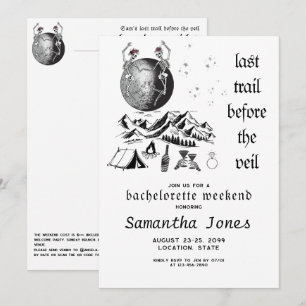 Gotisch skelet Volle Maan Laatste Trail Bacheloret Kaart