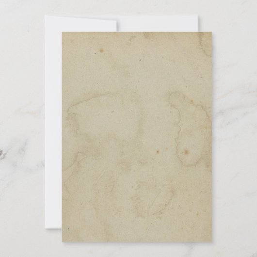  gotisch skelet volwassen Halloween-verjaardag Kaart (Achterkant)