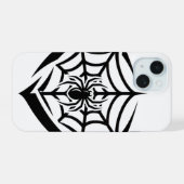 Gotisch Spinnenweb iPhone 15 Case (Achterkant horizontaal)