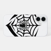 Gotisch spinnenweb iPhone 16 hoesje (Achterkant horizontaal)