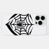 Gotisch spinnenweb iPhone hoesje (Achterkant horizontaal)