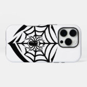 Gotisch spinnenweb iPhone hoesje (Achterkant horizontaal)
