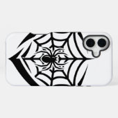 Gotisch Spinnenweb iPhone Hoesje (Achterkant horizontaal)