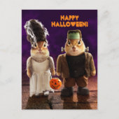 Gotisch stel uitnodiging briefkaart (Voorkant)