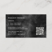Gotisch Tattoo Artiest QR Code Visitekaartje (Achterkant)