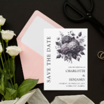 Gotisch thema Hydrangea bloemenbruiloft